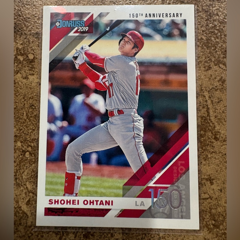 2019 Donruss Shohei Ohtani 150th Anniversary #108/150 Angels